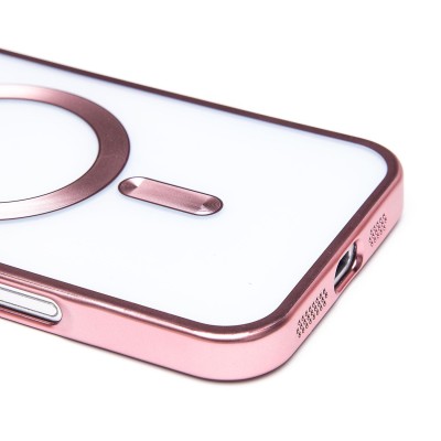 Чехол-накладка для Apple iPhone 16 Plus (розовый) - SM027 SafeMag
