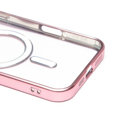 Чехол-накладка для Apple iPhone 16 Plus (розовый) - SM027 SafeMag