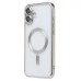 Чехол-накладка для Apple iPhone 16 Plus (серебяный) - SM027 SafeMag