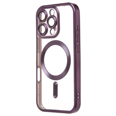 Чехол-накладка для Apple iPhone 16 Pro (темно-фиолетовый) - SM027 SafeMag