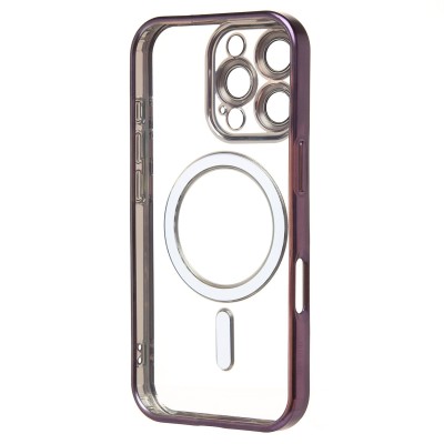 Чехол-накладка для Apple iPhone 16 Pro (темно-фиолетовый) - SM027 SafeMag