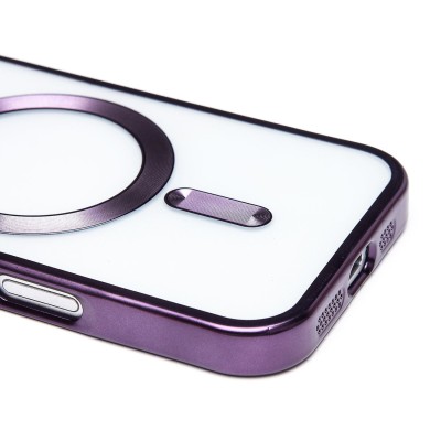 Чехол-накладка для Apple iPhone 16 Pro (темно-фиолетовый) - SM027 SafeMag