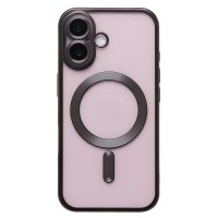 Чехол-накладка для Apple iPhone 16 (черный) - SM027 SafeMag