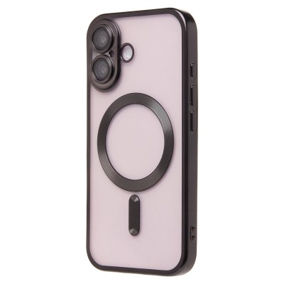 Чехол-накладка для Apple iPhone 16 (черный) - SM027 SafeMag