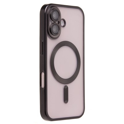Чехол-накладка для Apple iPhone 16 (черный) - SM027 SafeMag