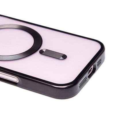 Чехол-накладка для Apple iPhone 16 (черный) - SM027 SafeMag