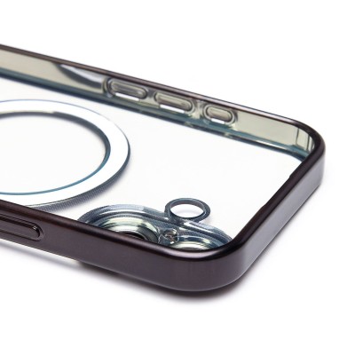 Чехол-накладка для Apple iPhone 16 (черный) - SM027 SafeMag