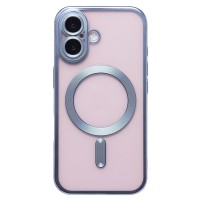 Чехол-накладка для Apple iPhone 16 (синий) - SM027 SafeMag