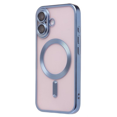 Чехол-накладка для Apple iPhone 16 (синий) - SM027 SafeMag