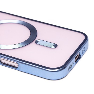 Чехол-накладка для Apple iPhone 16 (синий) - SM027 SafeMag