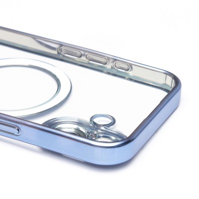 Чехол-накладка для Apple iPhone 16 (синий) - SM027 SafeMag