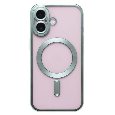 Чехол-накладка для Apple iPhone 16 (зеленый) - SM027 SafeMag
