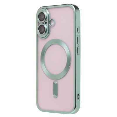 Чехол-накладка для Apple iPhone 16 (зеленый) - SM027 SafeMag