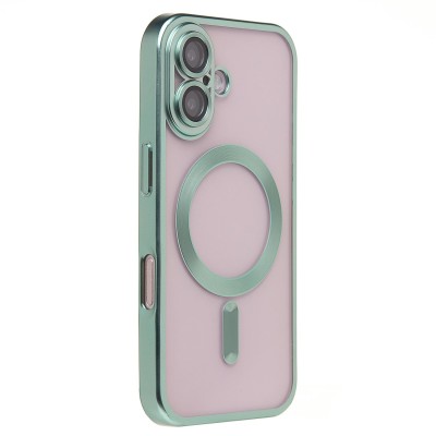 Чехол-накладка для Apple iPhone 16 (зеленый) - SM027 SafeMag