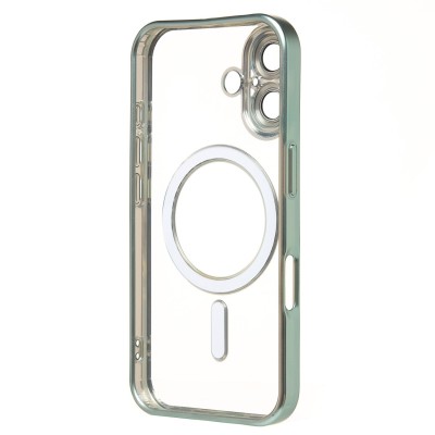 Чехол-накладка для Apple iPhone 16 (зеленый) - SM027 SafeMag