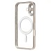 Чехол-накладка для Apple iPhone 16 (серебяный) - SM027 SafeMag