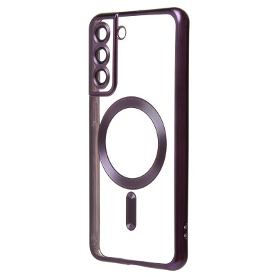 Чехол-накладка для Samsung Galaxy S21FE (темно-фиолетовый) - SM027 SafeMag