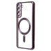 Чехол-накладка для Samsung Galaxy S21FE (темно-фиолетовый) - SM027 SafeMag