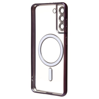 Чехол-накладка для Samsung Galaxy S21FE (темно-фиолетовый) - SM027 SafeMag