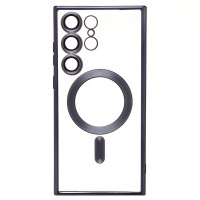 Чехол-накладка для Samsung Galaxy S23 Ultra (титановый синий) - SM027 SafeMag Чехол-накладка для Samsung Galaxy S23 Ultra (титановый синий) - SM027 SafeMag