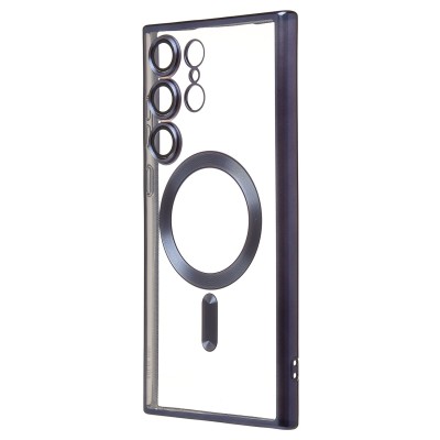 Чехол-накладка для Samsung Galaxy S23 Ultra (титановый синий) - SM027 SafeMag