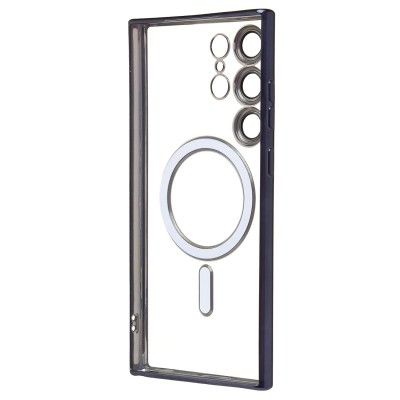 Чехол-накладка для Samsung Galaxy S23 Ultra (титановый синий) - SM027 SafeMag