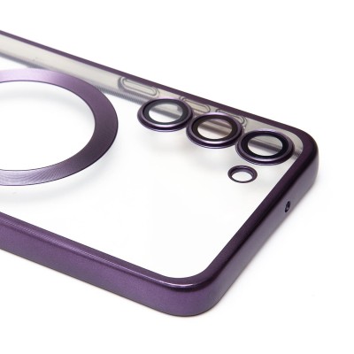 Чехол-накладка для Samsung Galaxy S23 (темно-фиолетовый) - SM027 SafeMag