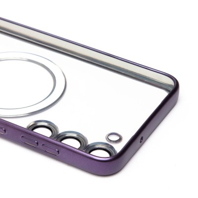 Чехол-накладка для Samsung Galaxy S23+ (темно-фиолетовый) - SM027 SafeMag