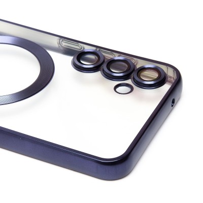 Чехол-накладка для Samsung Galaxy S23FE (титановый синий) - SM027 SafeMag