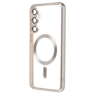 Чехол-накладка для Samsung Galaxy S23FE (серебяный) - SM027 SafeMag