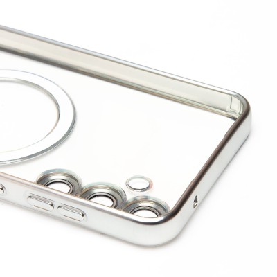 Чехол-накладка для Samsung Galaxy S23FE (серебяный) - SM027 SafeMag