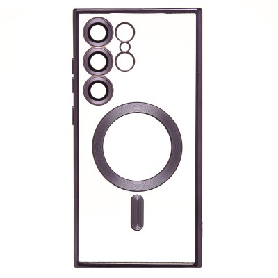 Чехол-накладка для Samsung Galaxy S24 Ultra (темно-фиолетовый) - SM027 SafeMag Чехол-накладка для Samsung Galaxy S24 Ultra (темно-фиолетовый) - SM027 SafeMag