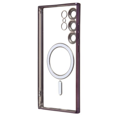 Чехол-накладка для Samsung Galaxy S24 Ultra (темно-фиолетовый) - SM027 SafeMag