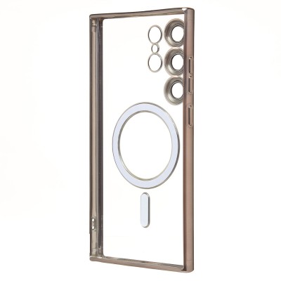 Чехол-накладка для Samsung Galaxy S24 Ultra (титановый) - SM027 SafeMag