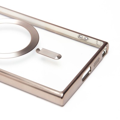 Чехол-накладка для Samsung Galaxy S24 Ultra (титановый) - SM027 SafeMag