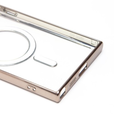 Чехол-накладка для Samsung Galaxy S24 Ultra (титановый) - SM027 SafeMag