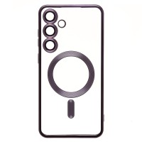Чехол-накладка для Samsung Galaxy S24 (темно-фиолетовый) - SM027 SafeMag