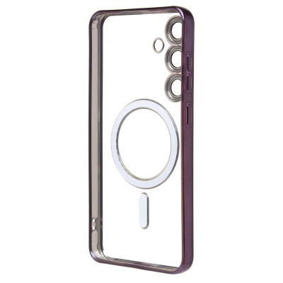 Чехол-накладка для Samsung Galaxy S24 (темно-фиолетовый) - SM027 SafeMag