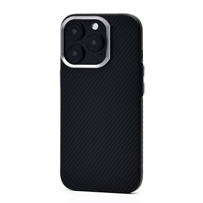 Чехол-накладка для Apple iPhone 16 Pro (черный) - SM028 SafeMag Carbon