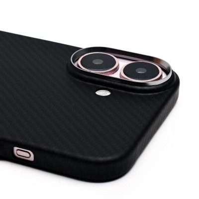 Чехол-накладка для Apple iPhone 16 (черный) - SM028 SafeMag Carbon