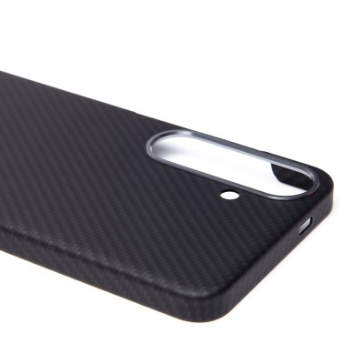 Чехол-накладка для Samsung Galaxy S24 (черный) - SM028 SafeMag Carbon
