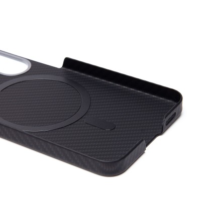 Чехол-накладка для Samsung Galaxy S24 (черный) - SM028 SafeMag Carbon