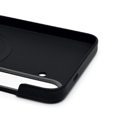 Чехол-накладка для Samsung Galaxy S24+ (черный) - SM028 SafeMag Carbon