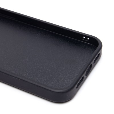 Чехол-накладка для Apple iPhone 14 россыпь кристаллов (титановый черный) - SM029 POSH SHINE SafeMag