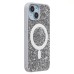 Чехол-накладка для Apple iPhone 14 россыпь кристаллов (титановый белый) - SM029 POSH SHINE SafeMag