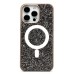 Чехол-накладка для Apple iPhone 15 Pro Max россыпь кристаллов (титановый серый) - SM029 POSH SHINE SafeMag