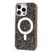 Чехол-накладка для Apple iPhone 15 Pro Max россыпь кристаллов (титановый серый) - SM029 POSH SHINE SafeMag