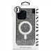 Чехол-накладка для Apple iPhone 15 Pro Max россыпь кристаллов (титановый белый) - SM029 POSH SHINE SafeMag