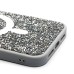 Чехол-накладка для Apple iPhone 15 Pro Max россыпь кристаллов (титановый белый) - SM029 POSH SHINE SafeMag