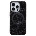 Чехол-накладка для Apple iPhone 15 Pro россыпь кристаллов (титановый черный) - SM029 POSH SHINE SafeMag